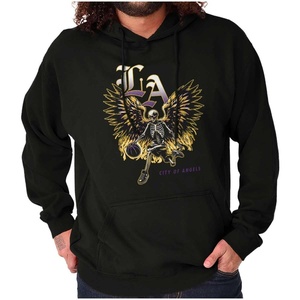 Los Angeles Skeleton Basketball Player Hoodie Sweatshirt Women Men(Black – La Dribble)