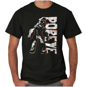 Vintage Popeye Halloween Monster Graphic T Shirt Men or Women(Black)