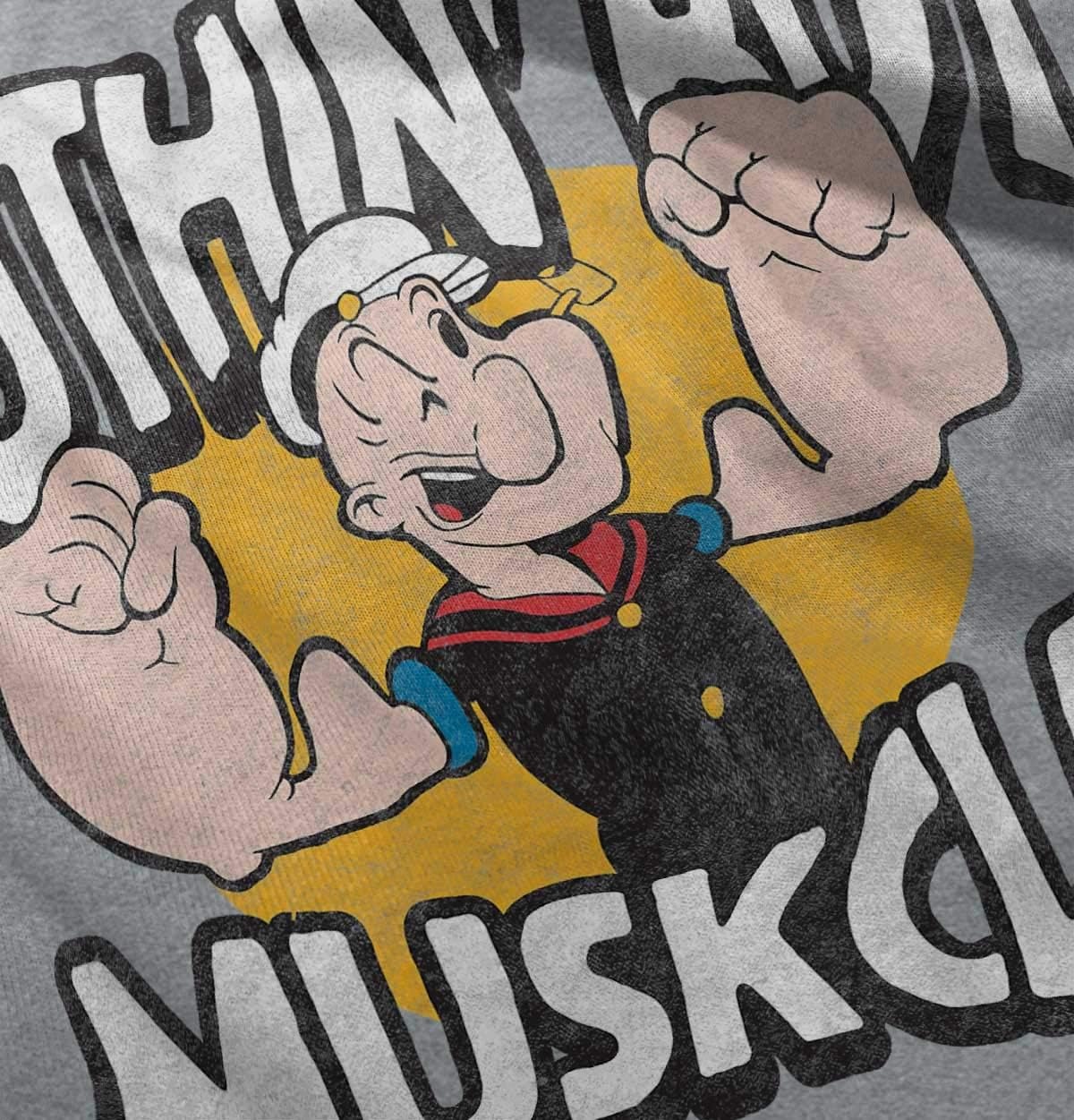 image:imageBrisco Brands Nuthin But Muskcle Popeye Sailor Youth T Shirt Tee GirlsHeather