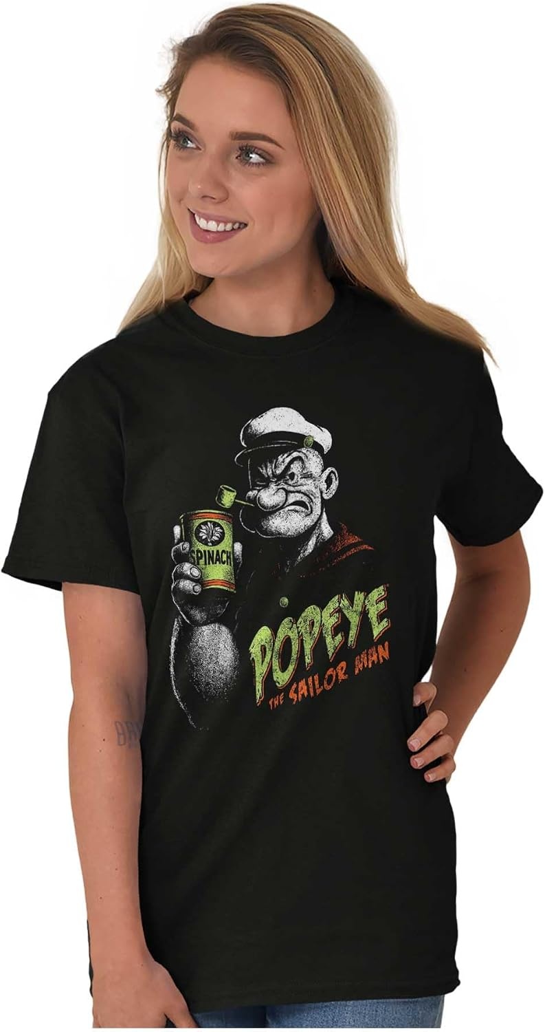 image:imageBrisco Brands Popeye Halloween Spinach Monster Graphic T Shirt Men or WomenBlack