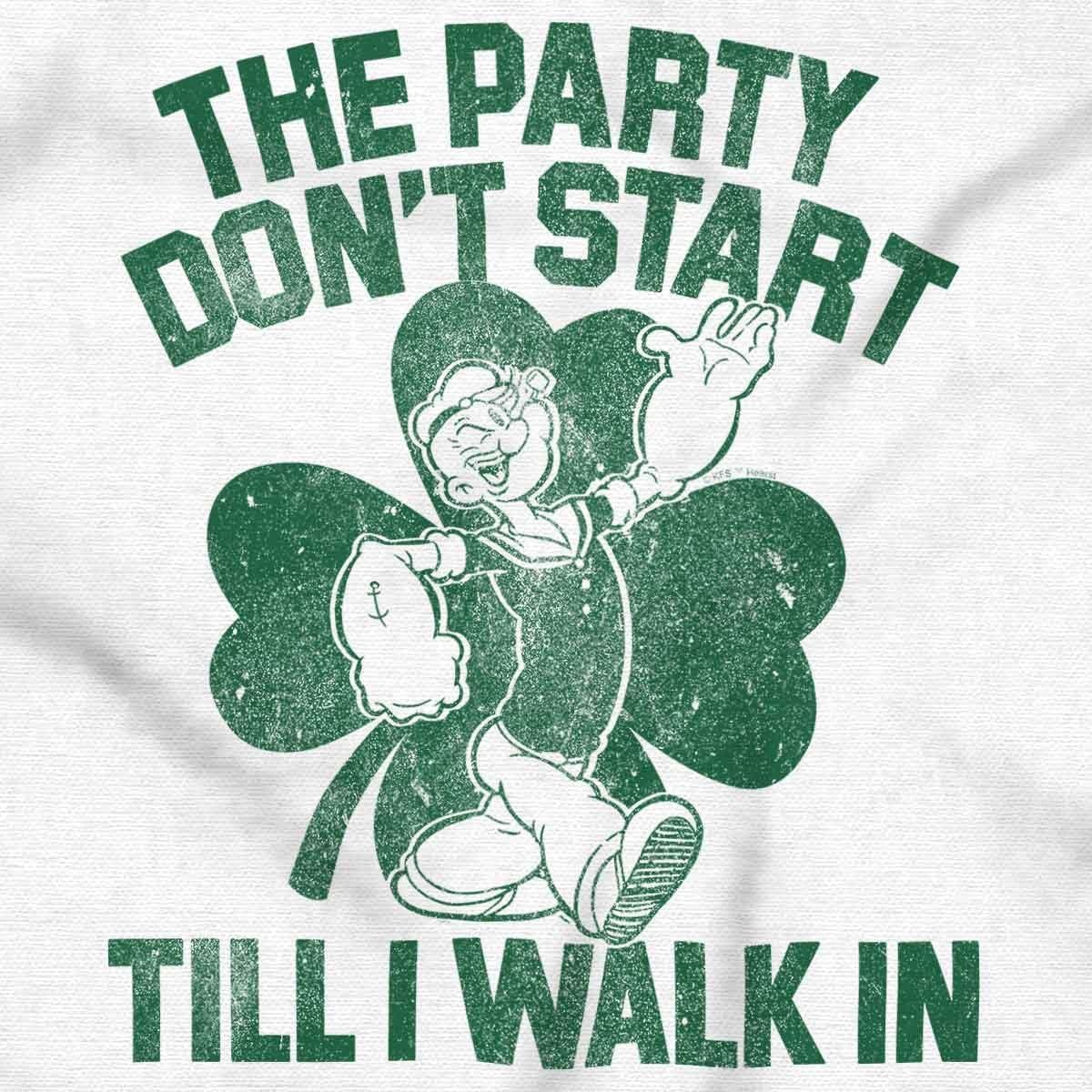 image:imageBrisco Brands Popeye Saint Patricks Day Party Hoodie Sweatshirt Women MenWhite