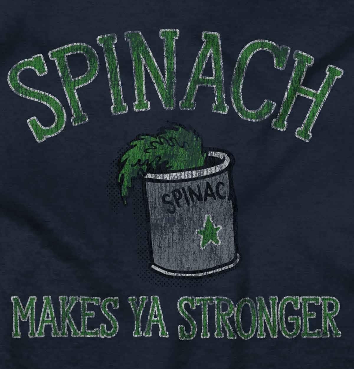 image:imageBrisco Brands Spinach Makes Ya Stronger Popeye Graphic T Shirt Men or WomenNavy