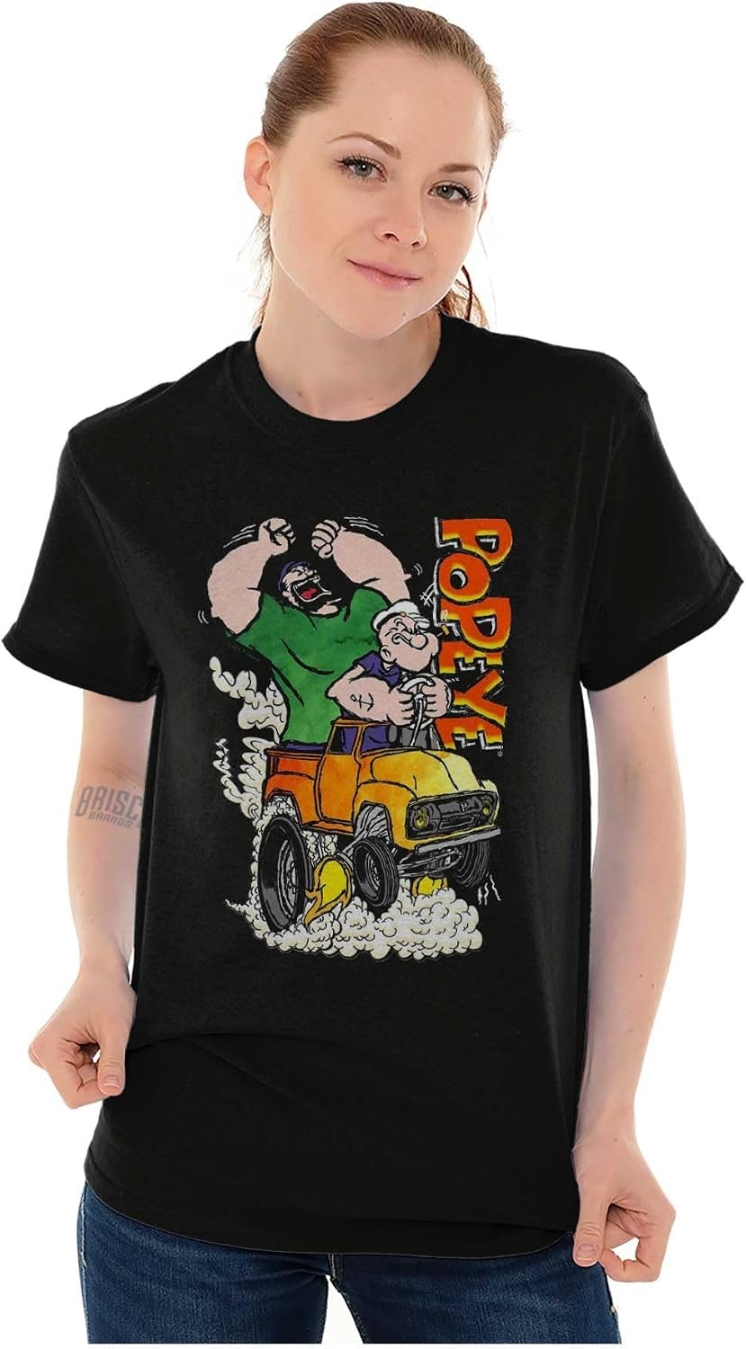 image:imagePopeye Bluto Monster Truck Chaos Graphic T Shirt Men or WomenBlack