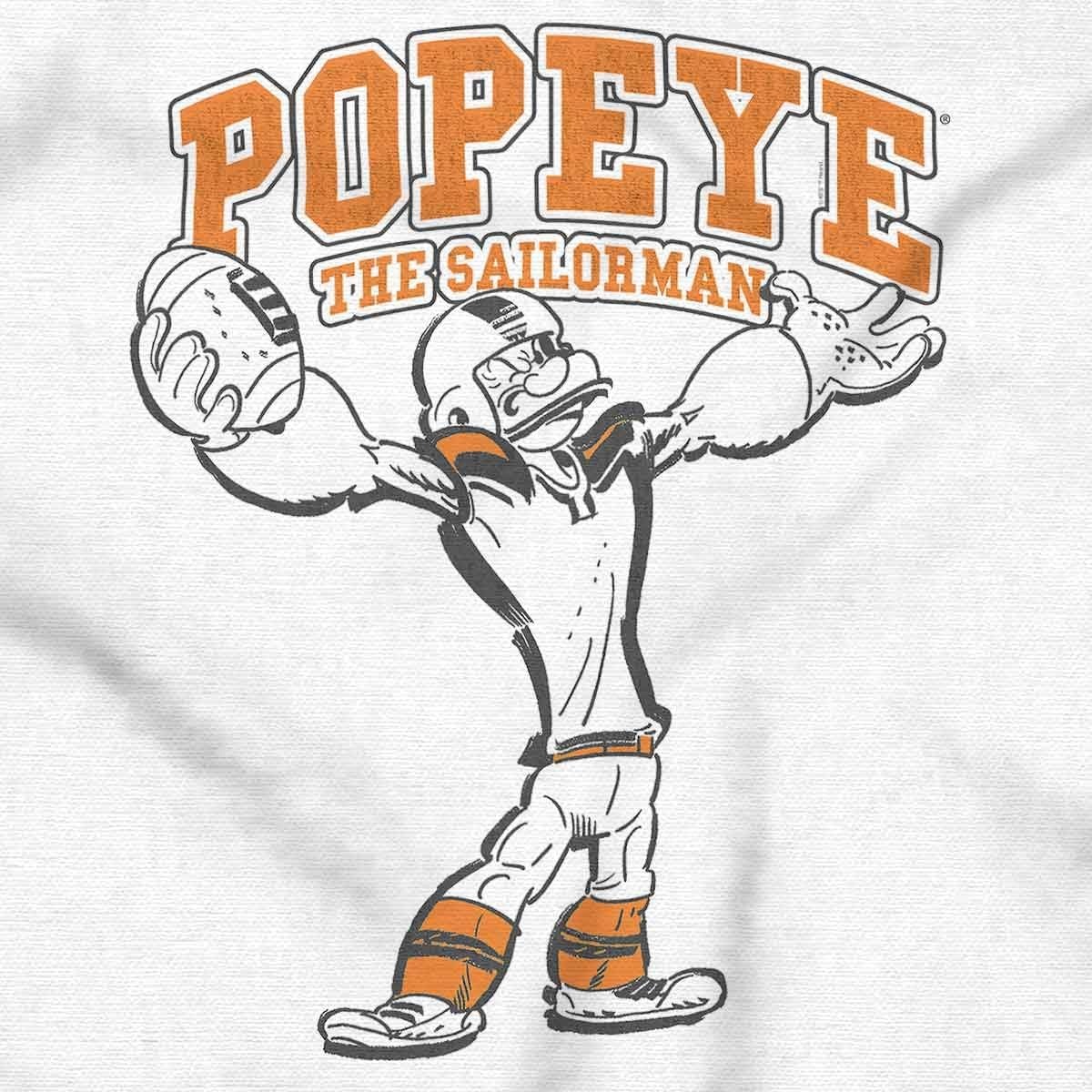 image:imagePopeye Football Player Sports Athlete Baby Romper Boys or GirlsWhite