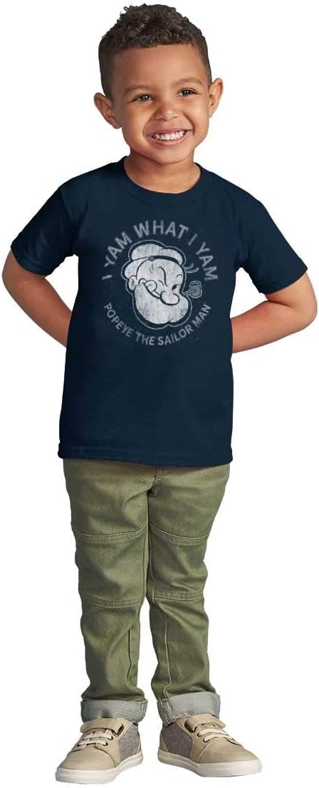 image:imagePopeye Sailor Man Quote What I Yam Toddler Boy Girl T ShirtNavy