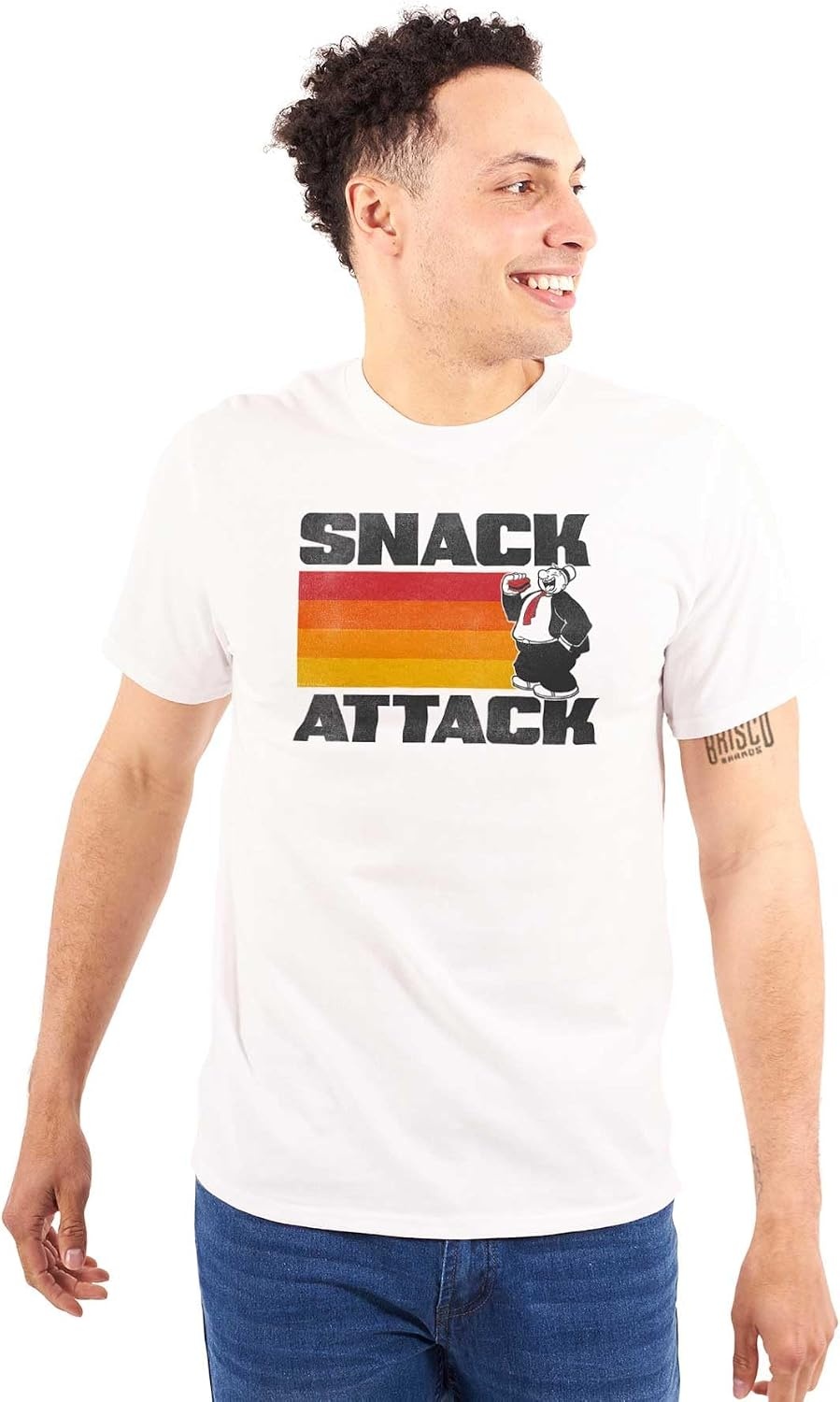 image:imagePopeye Wimpy Snack Attach Funny Retro Graphic T Shirt Men or WomenWhite