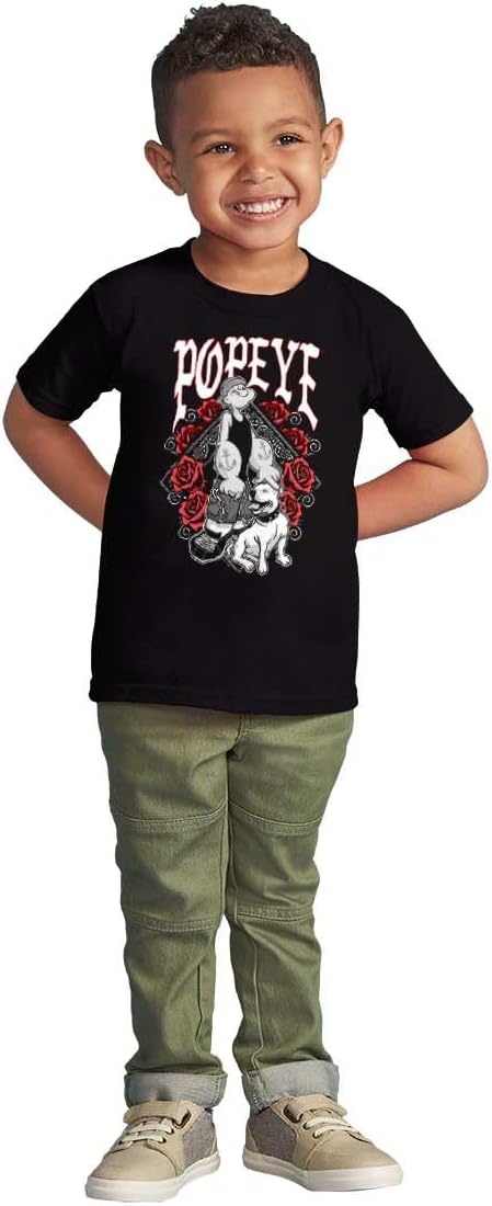 image:imagePopeye and Friends Urban Cholo LA West Coast Toddler Baby Graphic T ShirtBlack Popeye Bandana