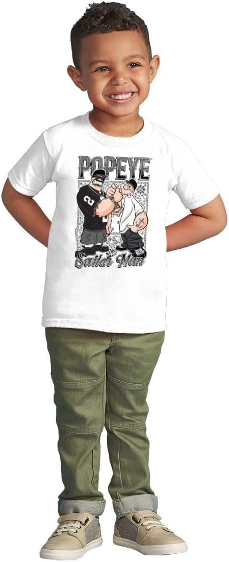 image:imagePopeye and Friends Urban Cholo LA West Coast Toddler Baby Graphic T ShirtWhite Homie Bandana