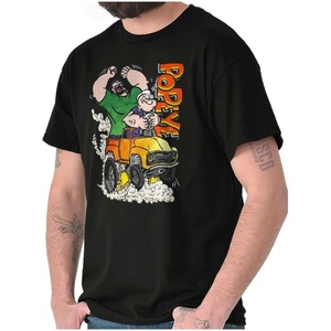 Popeye Bluto Monster Truck Chaos Graphic T Shirt Men or Women(Black)