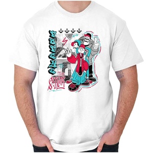 Popeye Bluto Olive Oyl Urban Graffiti Graphic T Shirt Men or Women(White)