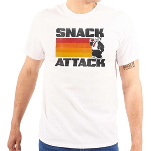 Popeye Wimpy Snack Attach Funny Retro Graphic T Shirt Men or Women(White)