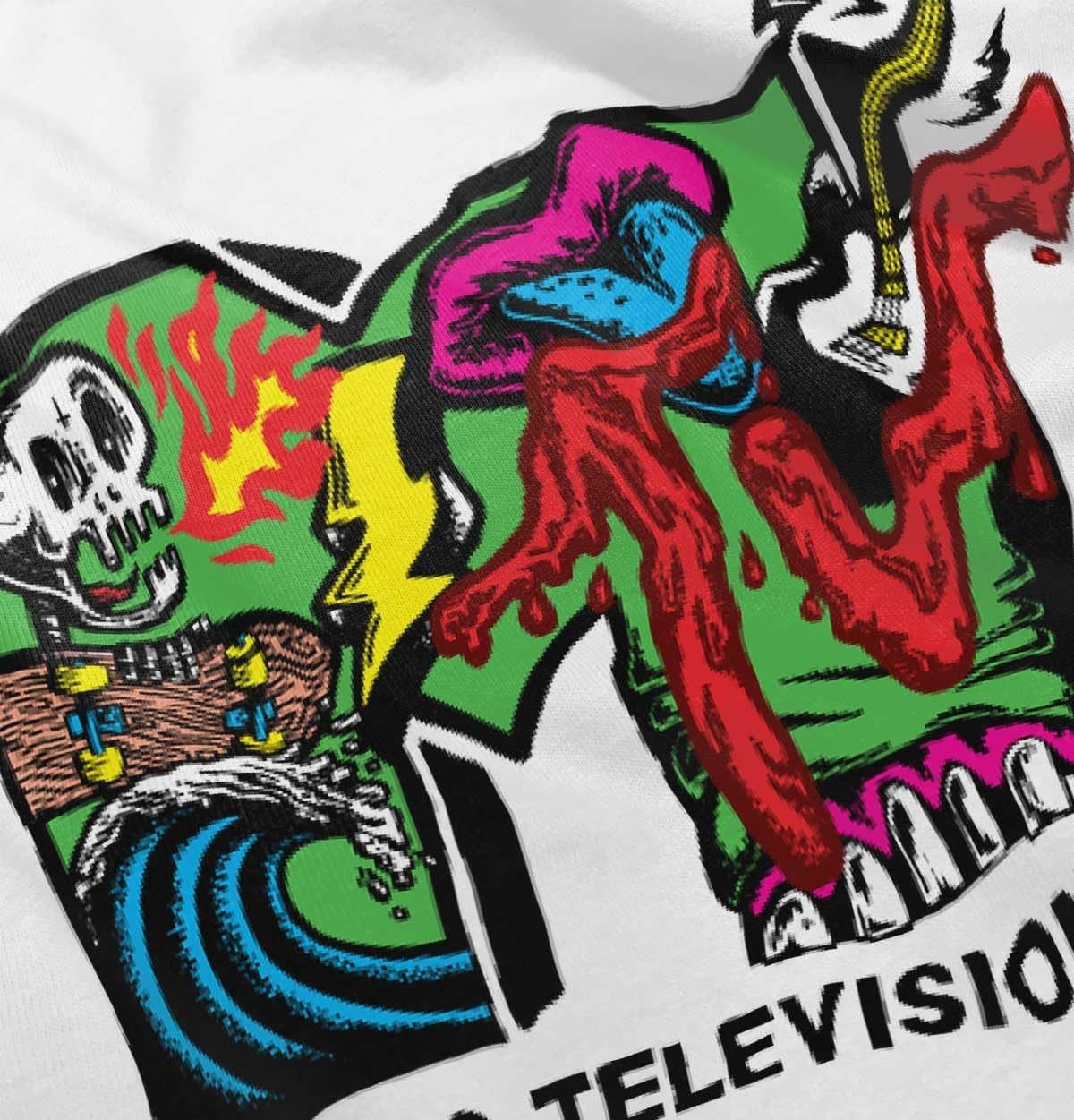 image:imageRetro MTV Punk Slime Monster Logo Toddler Boy Girl T ShirtWhite