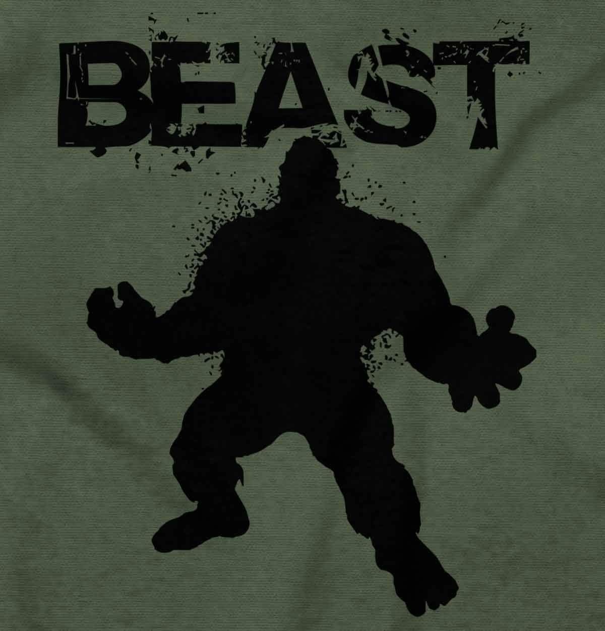 image:imageBrisco Brands Beast Gym Fitness Meathead Hoodie Hooded Sweatshirt MenMilitary Green