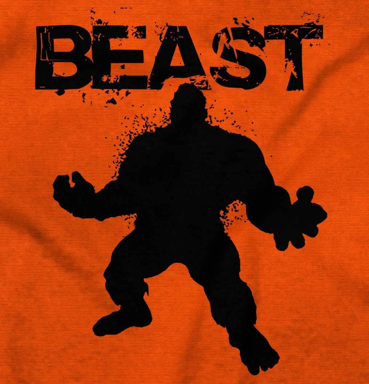 image:imageBrisco Brands Beast Gym Fitness Meathead Hoodie Hooded Sweatshirt MenOrange