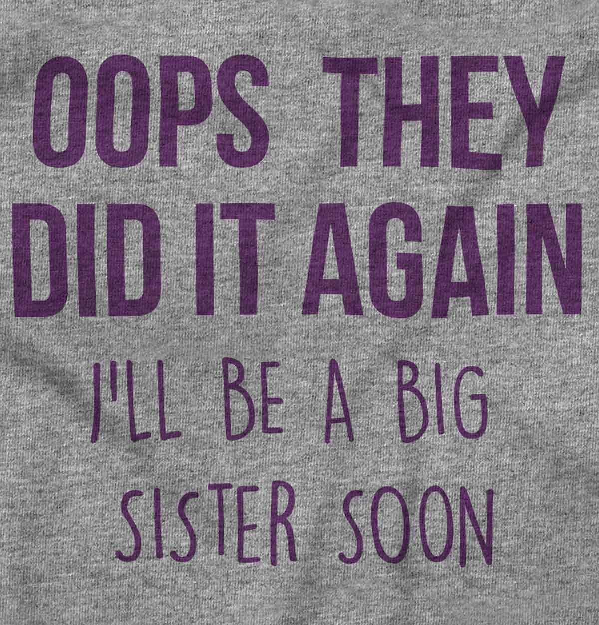 image:imageFunny Oops They Did It Again New Sibling Soon Baby Bodysuit Jumper BoysHeather