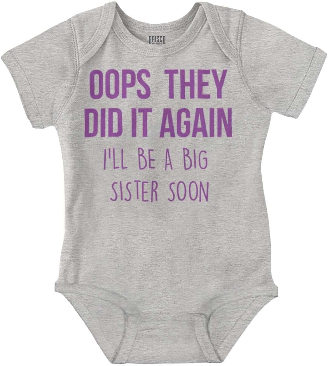 image:imageFunny Oops They Did It Again New Sibling Soon Baby Bodysuit Jumper BoysHeather